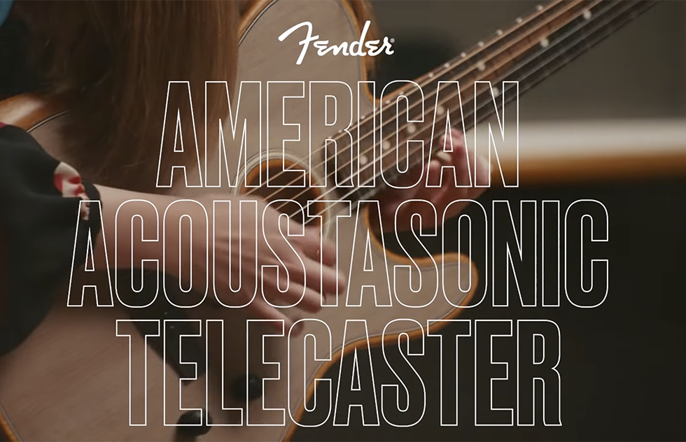 【NAMM2019】フェンダーから次世代ギター「Acoustasonic Telecaster」が登場？！